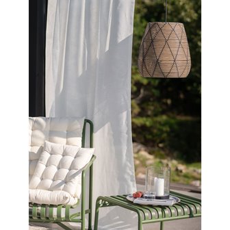 Zewnętrzna lampa rattanowa boho Lollo